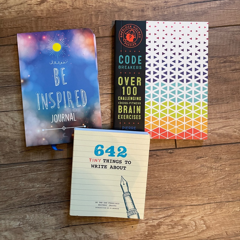 3 piece bundle of creative journals